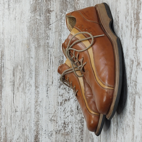 🟪Sz 43 Bed Stu Brown Leather Lace Up Oxford - Picture 3 of 16